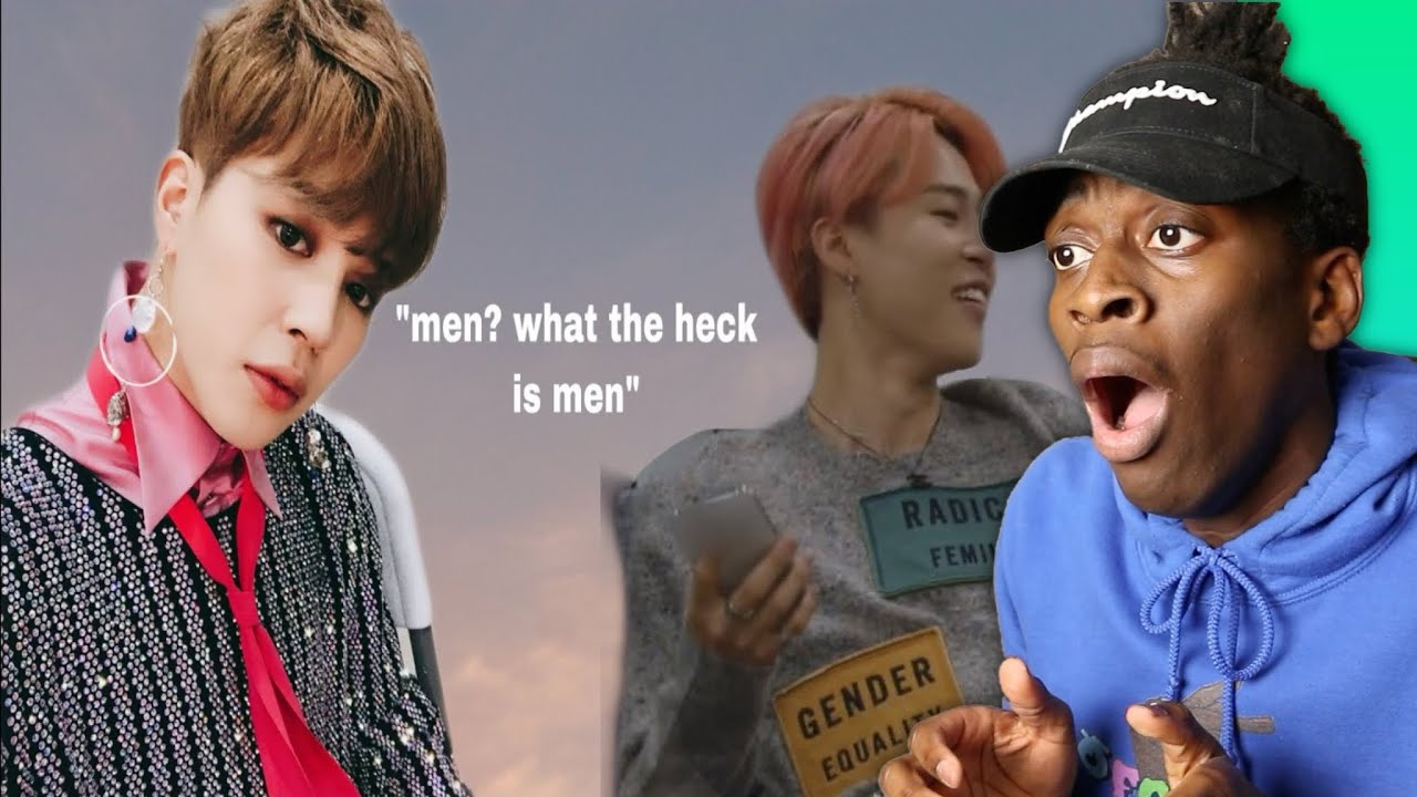 BTS Jimin saying F#%K gender norms and toxic masculinity for more than 3 minutes straight[REACTION]!