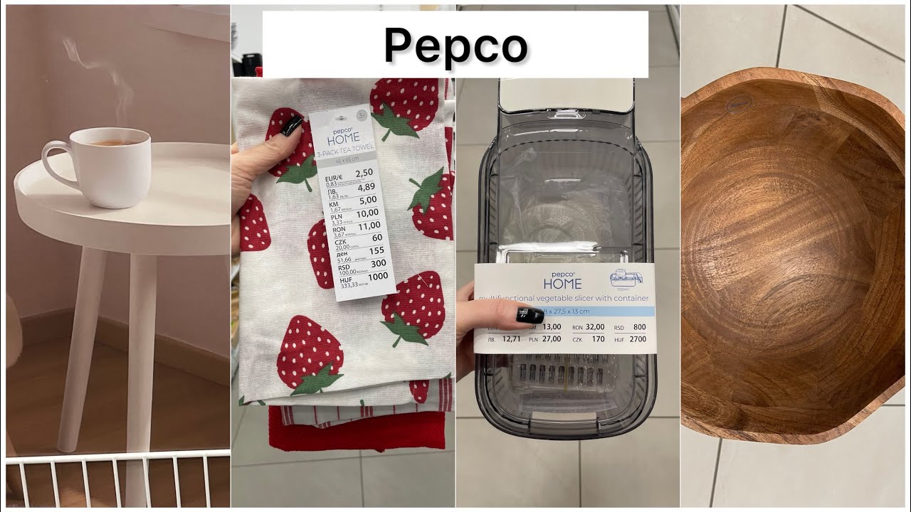 PEPCO TARKA PUF STOLIK ŚCIERECZKI NOWOŚCI PLUS DZIAŁ MĘSKI 