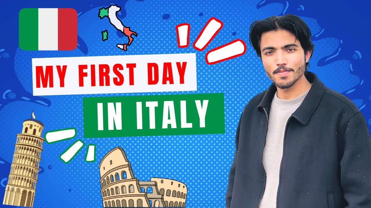 My First Day in Italy 🇮🇹 | Pakistani Student Life in Italy ( Day1)