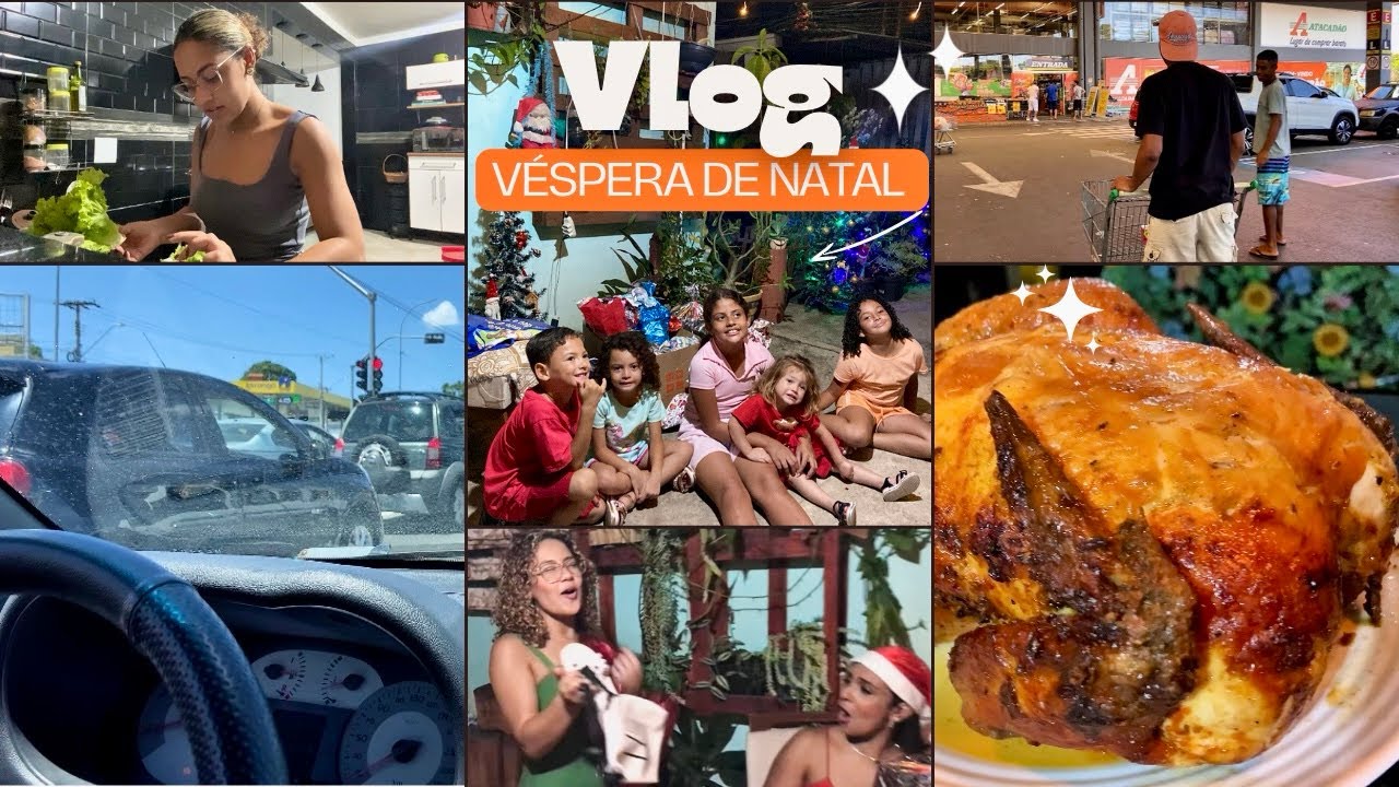 VLOG VÉSPERA DE NATAL 2025 | Mercado, almoço, dona de casa, arrume-se comigo 