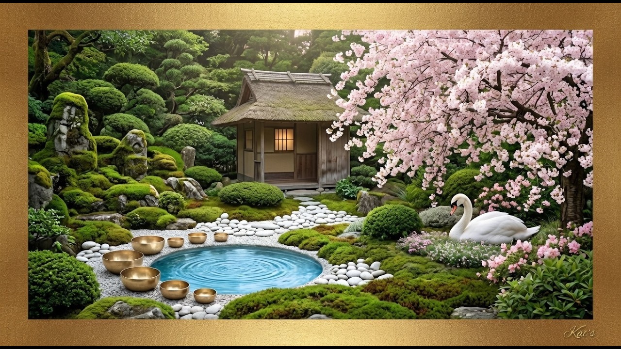 Screensaver: Mystic Zen Garden | Jardim Zen | Jardín Japonés | 4K | no sound 30 mins of peace