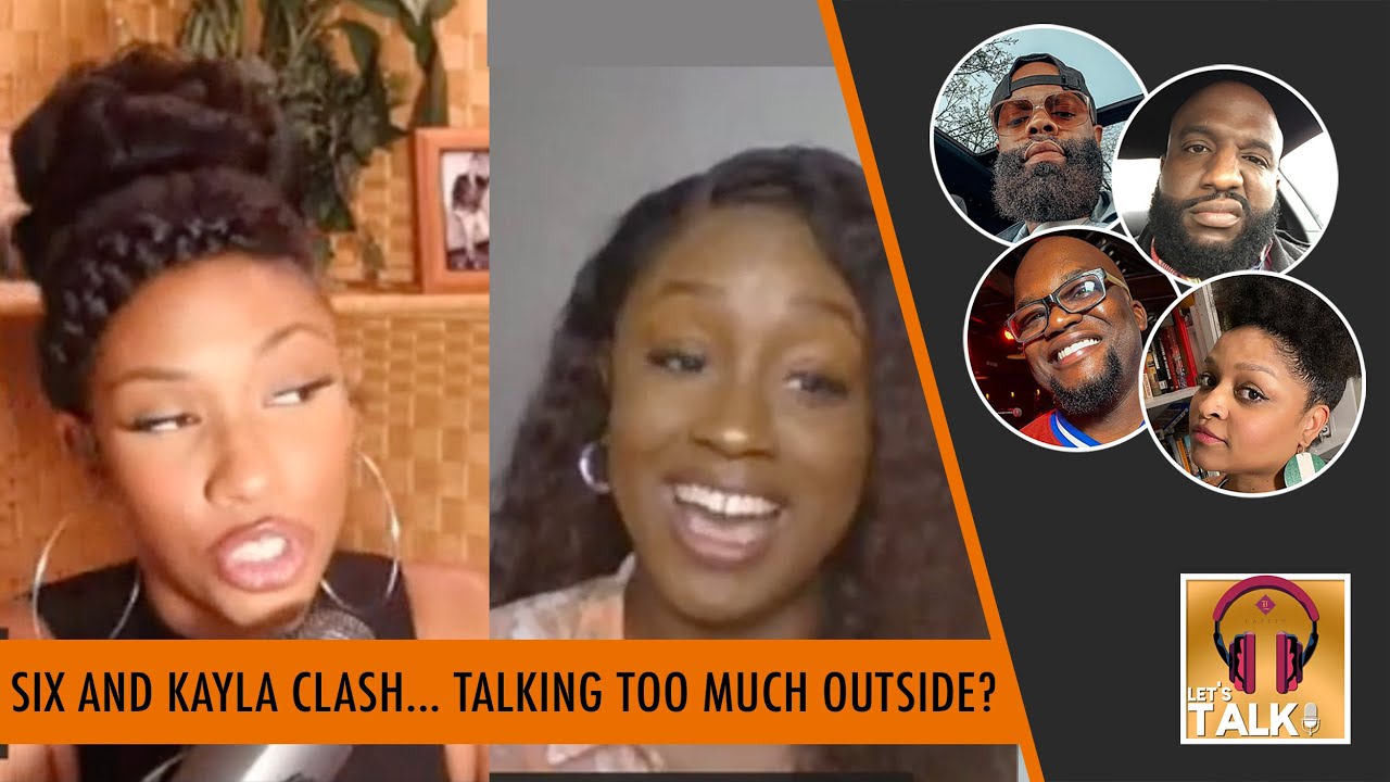 @SixtheGoddis and Kayla joust, don't agree on talking too much outside your relationship