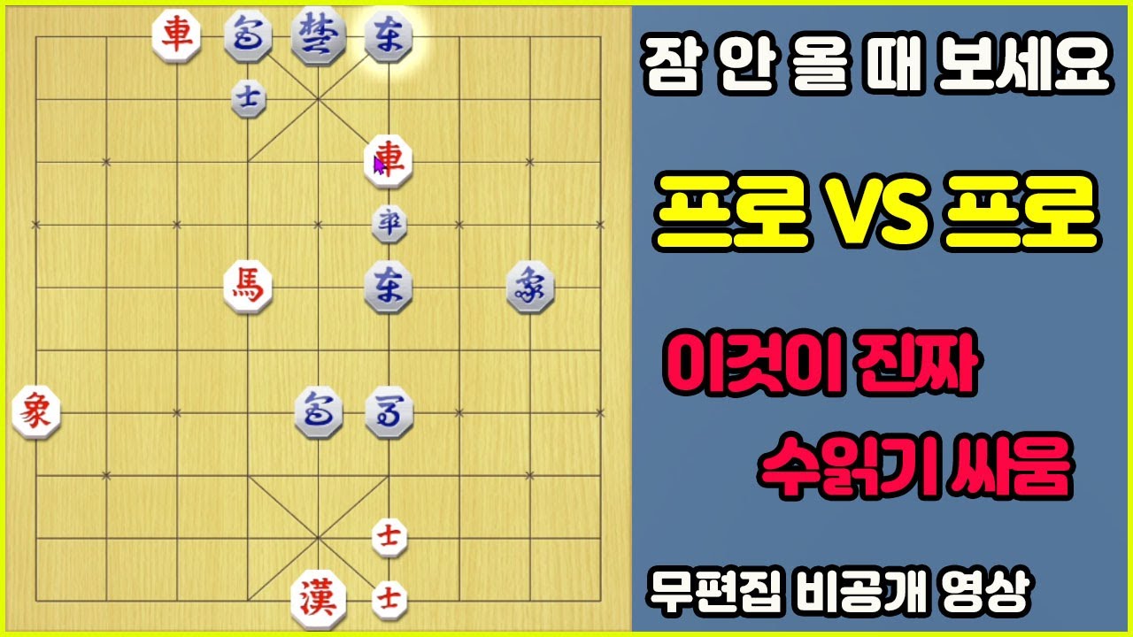 [잠 안 올 때 보세요] 프로 VS 프로!! 고수들의 수읽기 싸움!! (무편집_풀버전)
