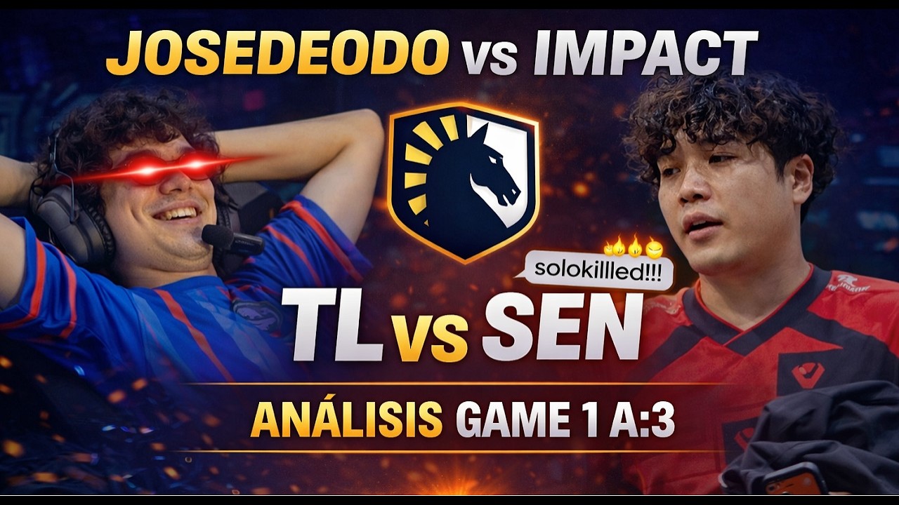 Impact arruinó el Game 1 por ERROR de RUNAS (Guardian) | TL vs SEN Análisis Completo
