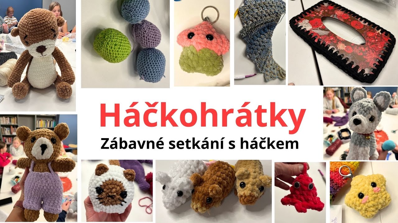 🧶Háčkohrátky 01 První v novém roce! Pojďte spolu s námi prožít hravé setkání s háčkem 🧶 #hackohratky