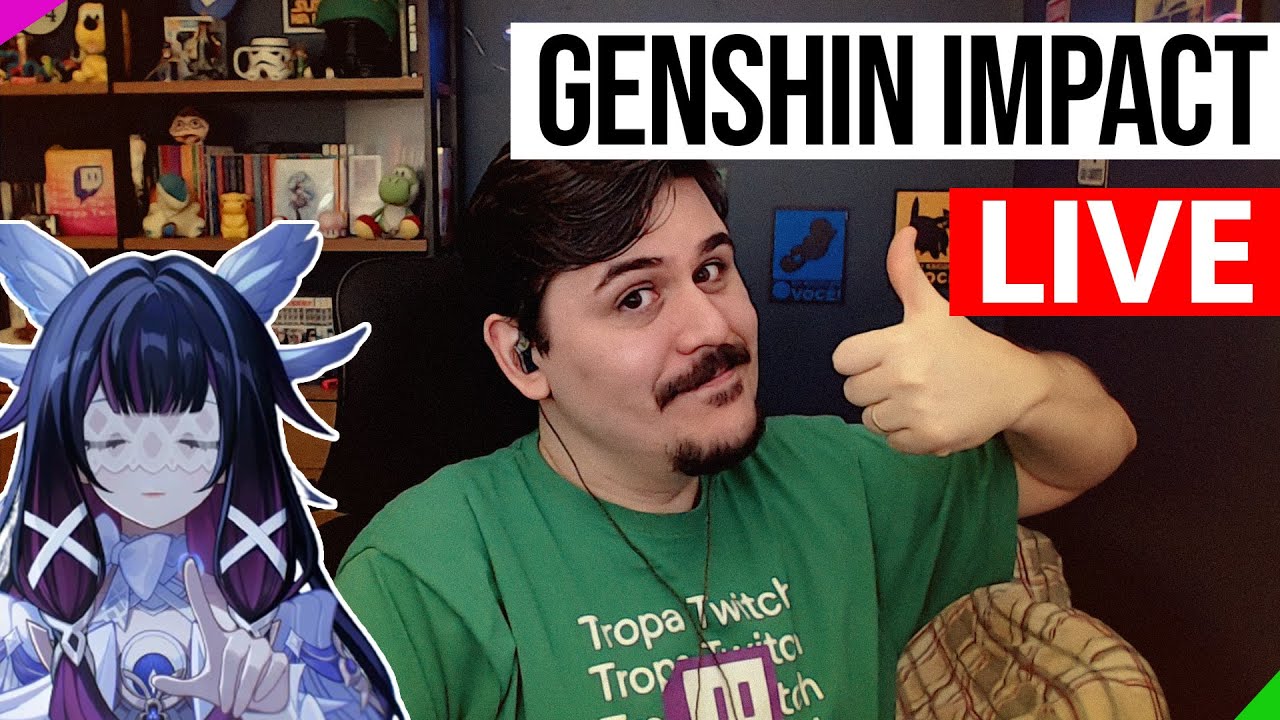 Entenda builds de Genshin Impact e descubra novos jogos variados - live todo dia