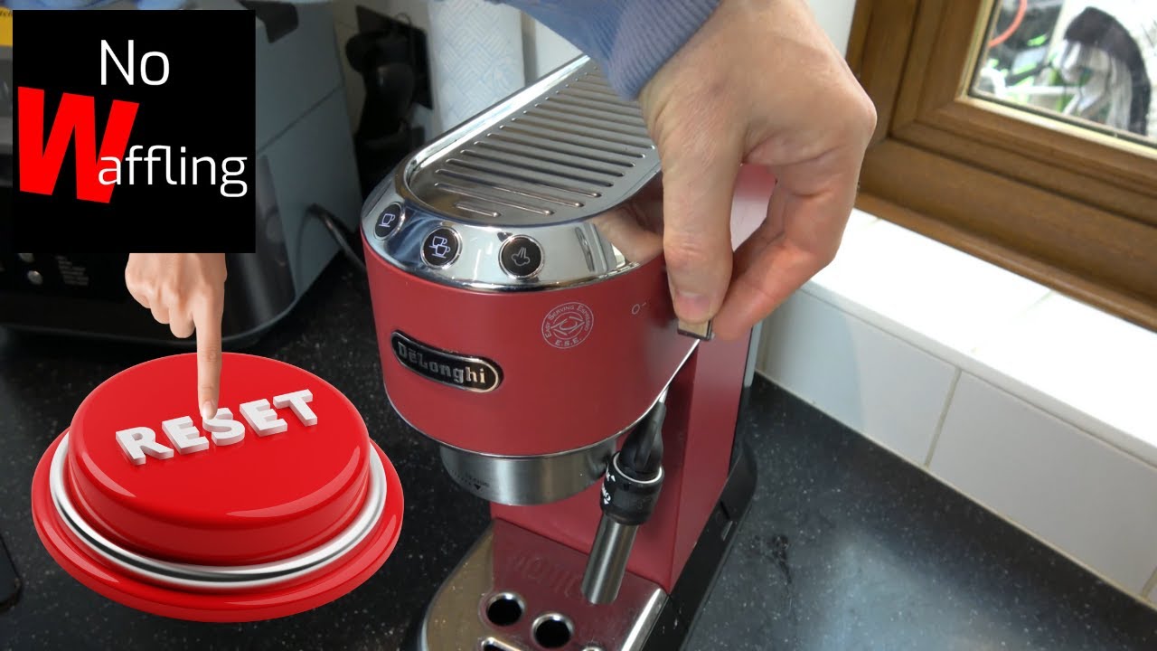 How to RESET De'Longhi Dedica Espresso Machine - Beginners guide