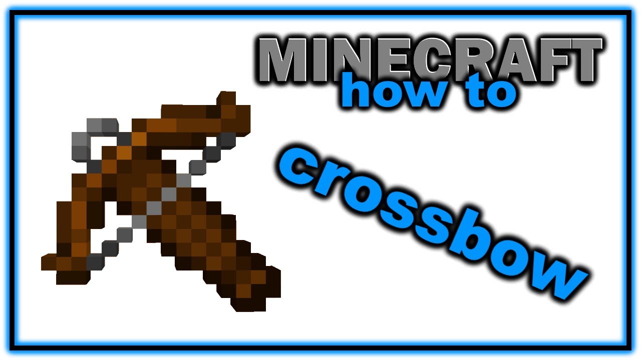 How to Craft and Use a Crossbow in Minecraft! | Easy Minecraft Tutorial