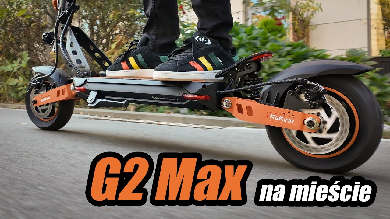 KuKirin G2 Max - jazda po mieście