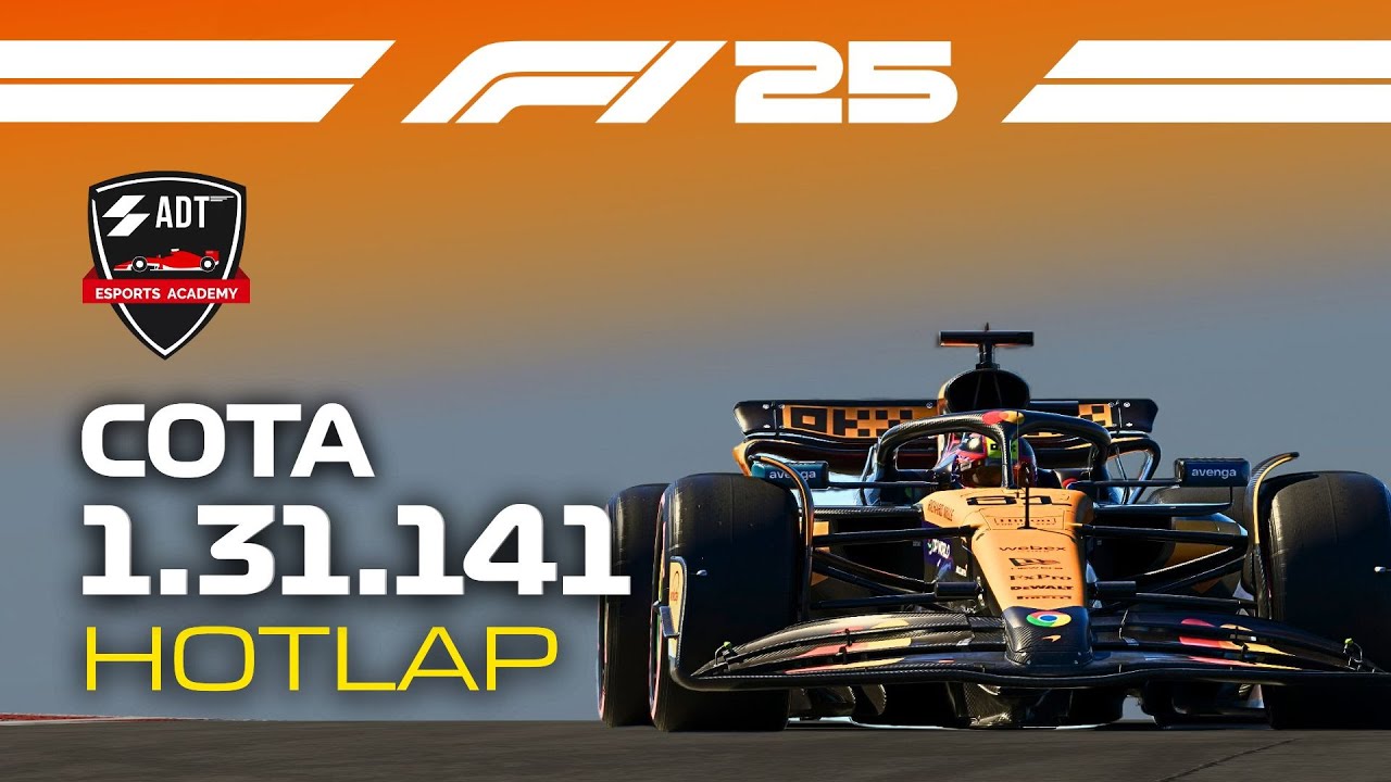 F1 25: COTA Esports Hotlap + Spiegazione Giro 🔊 (1:31:141) &ndash; Daniele Haddad #f125 #f125hotlap