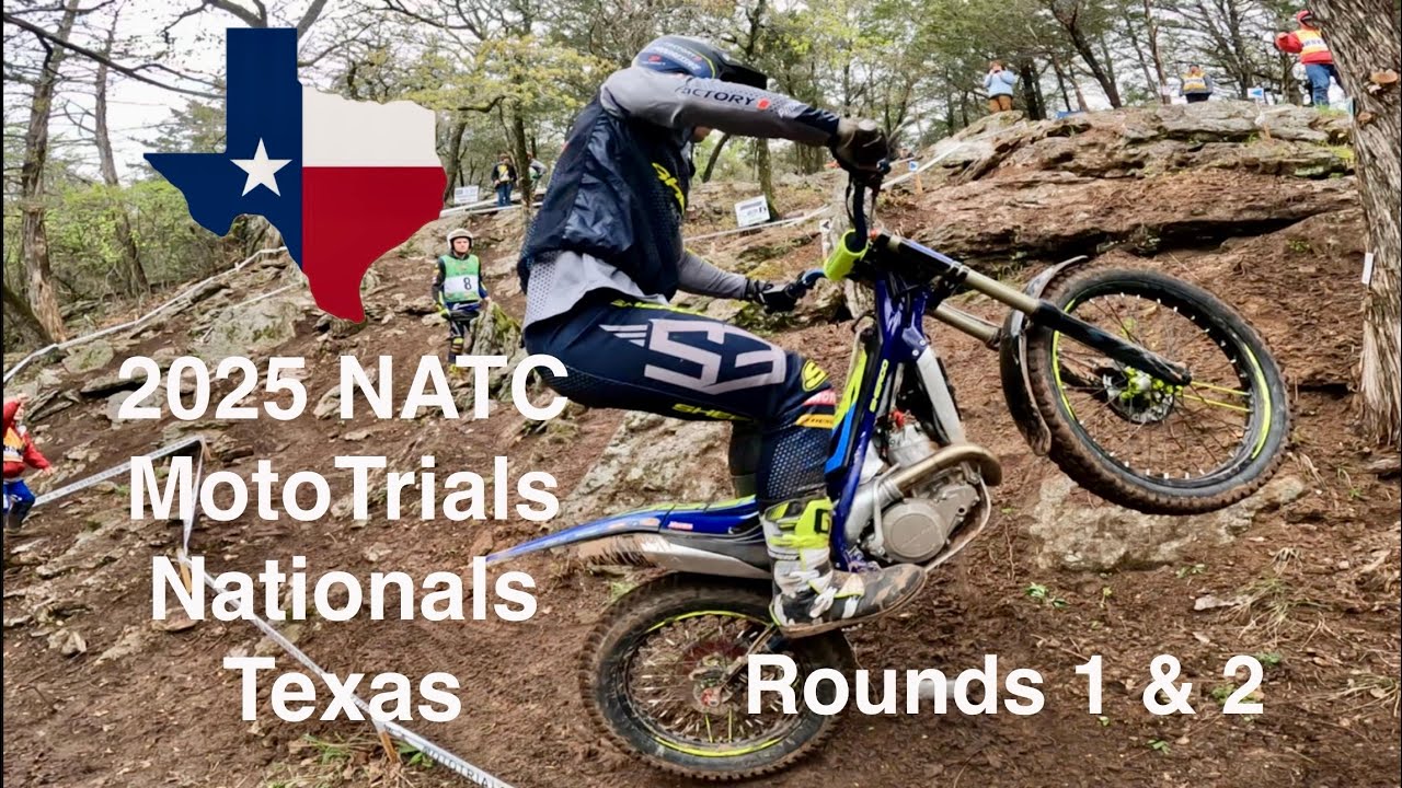 AMA NATC Moto Trials Nationals Texas 2025 Rounds 1 & 2
