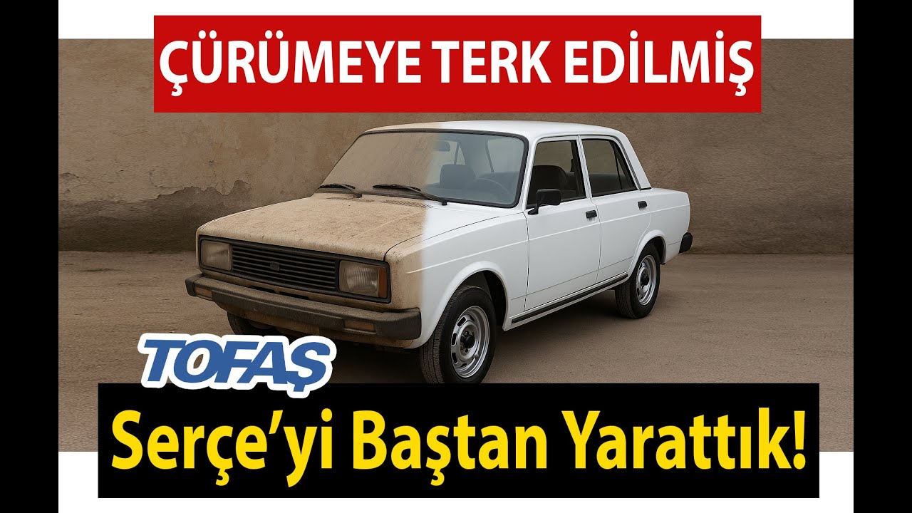 ÇÜRÜMEYE Terk Edilmiş TOFAŞ Serçe’yi Baştan Yarattık!