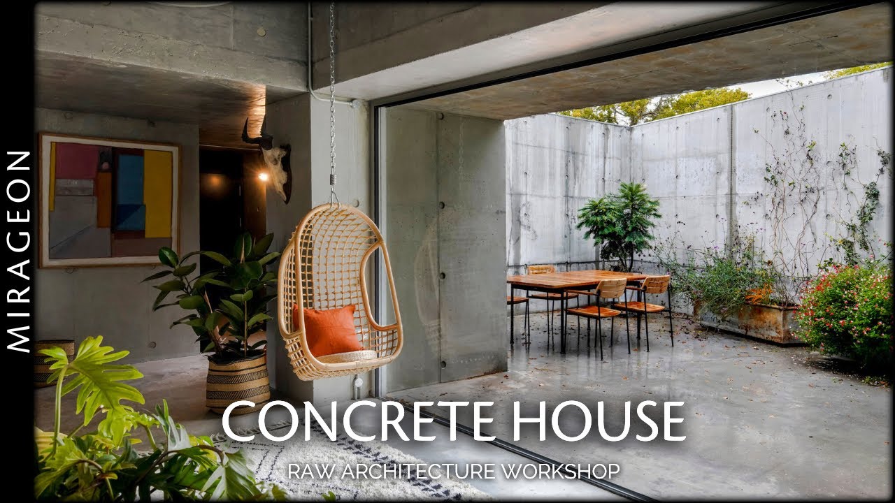 Concrete House Amazingly Devoid of Steel Reinforcements | Concrete House