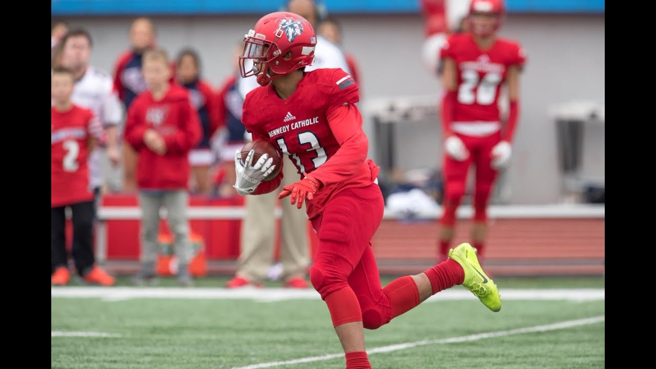 🔥🙏💉Jabez Tinae I #1 WR I Kennedy Catholic Lancers I Highlights vs. PHS I 2018