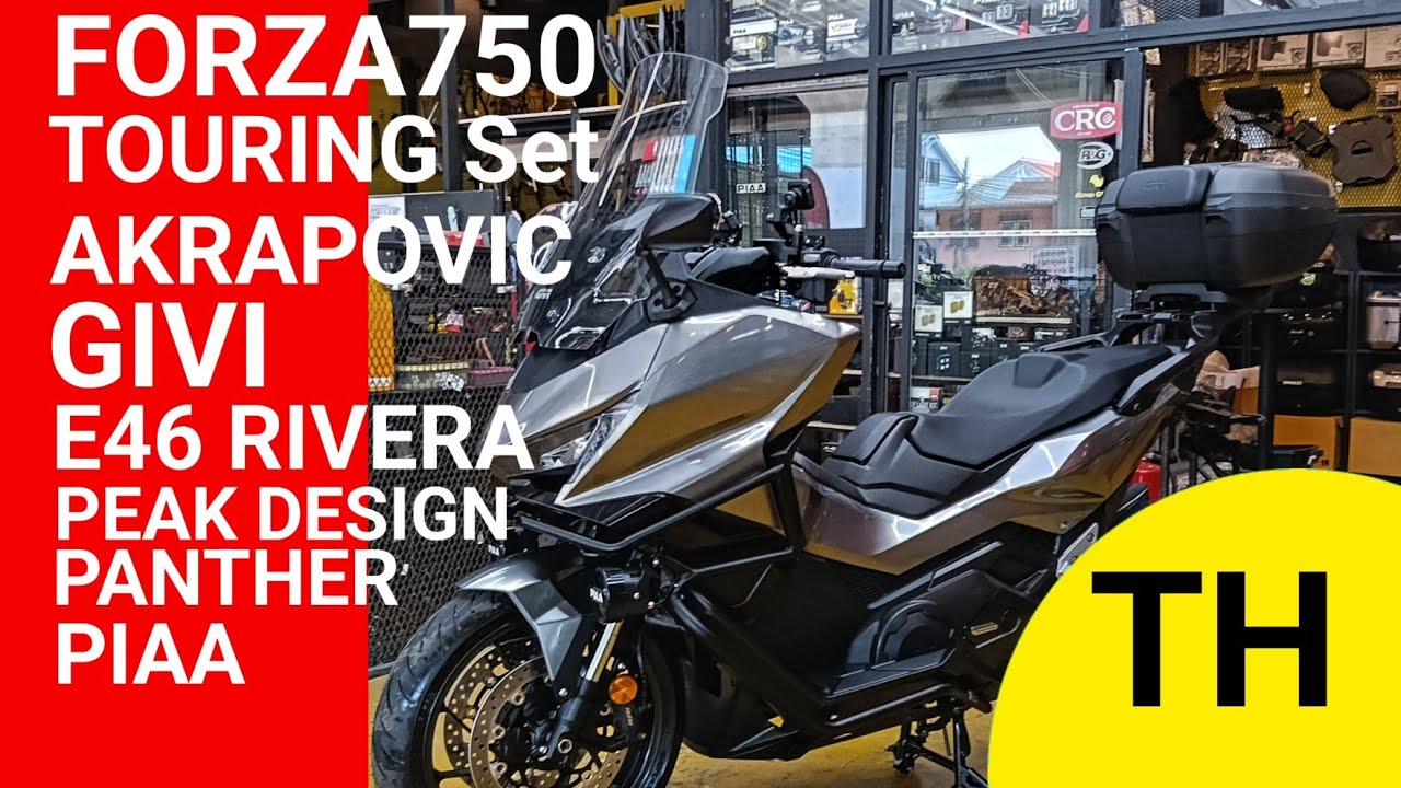 TH | รีวิว FORZA750 Touring Set #280525 ( AKRAPOVIC + E46 + PANTHER + LPW530 )