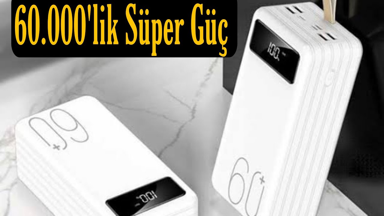 Powerway TX60 - 60.000 MaH. Kampcılar İçin En İdeal Powerbank Mi?