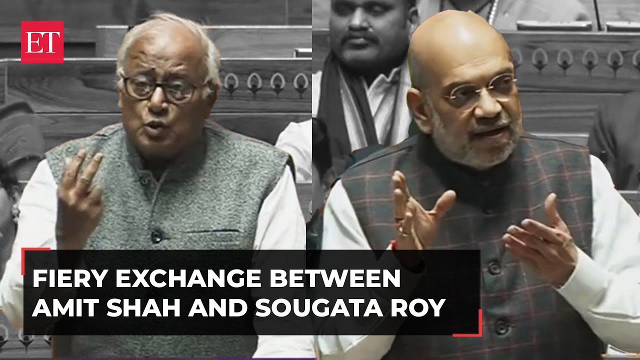 Amit Shah vs Sougata Roy: Barbs traded over TMC's stand on SP Mukherjee, SC's verdict on Art 370