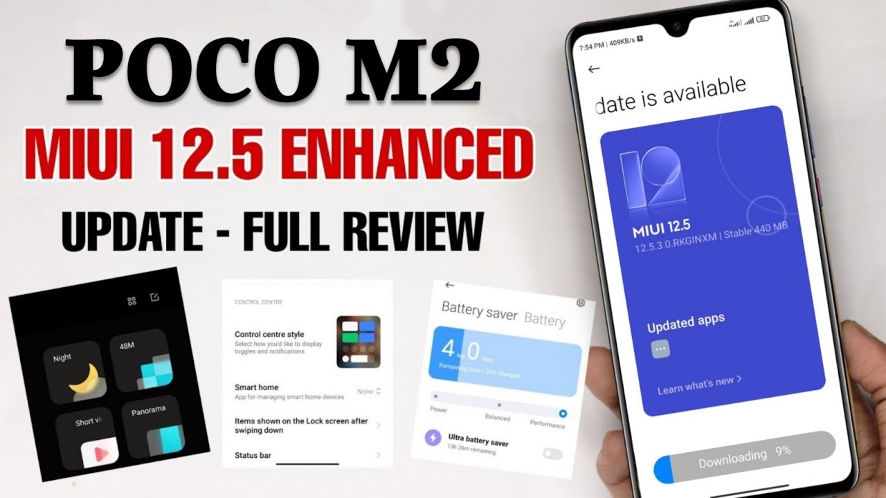 POCO M2 New MIUI 12.5.3.0 Enhanced Edition Update Review | 12+ TOP Features | Poco M2 New Update