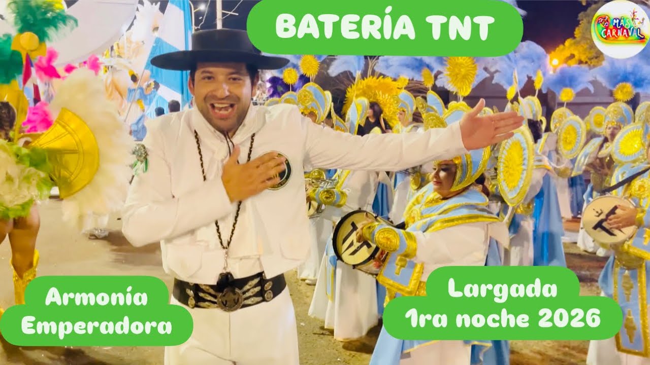 BATERIA TNT LARGADA 1ra NOCHE - CARNAVAL DE CONCORDIA 2026