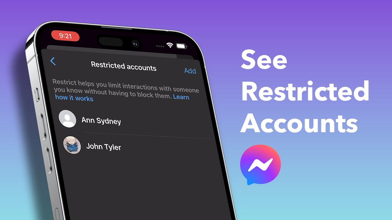 How to See Your Restricted List On Facebook Messenger?