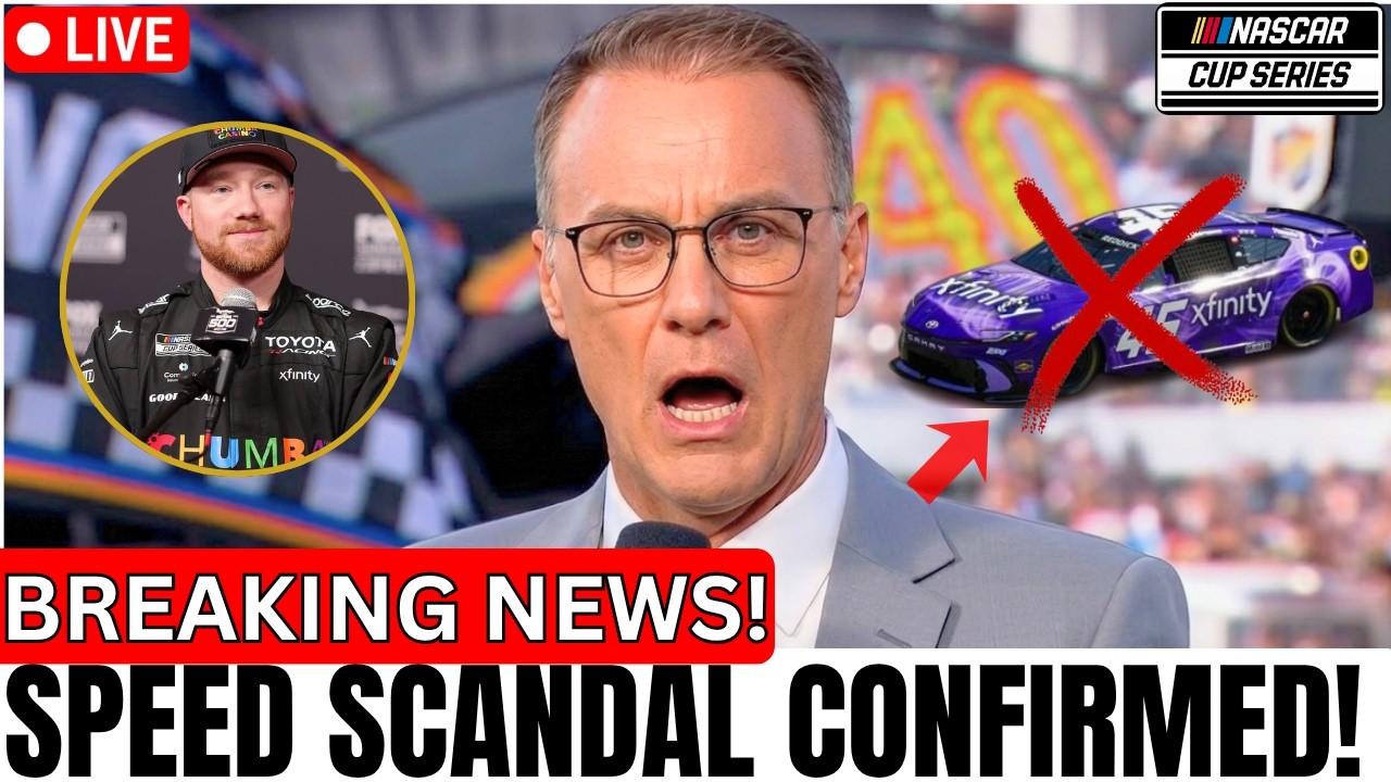 О боже! Срочно! NASCAR только что подтвердила, что машина Реддика развивала недопустимую скорость...