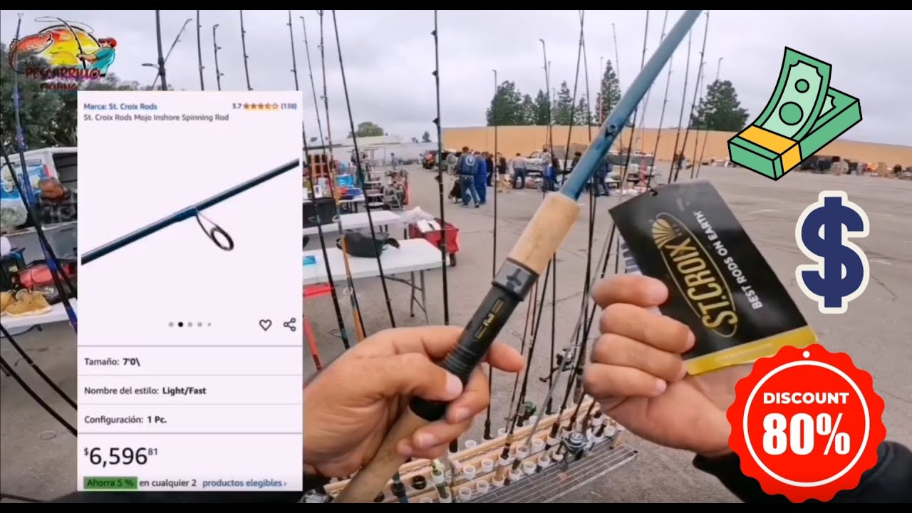 Comprando equipo de #pesca con poco dinero #stcroixrods