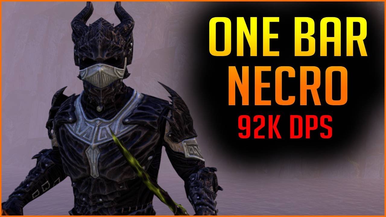 One Bar Stamina Necromancer Build - Oakensoul Ring 92k DPS - ESO , High Isle 2022