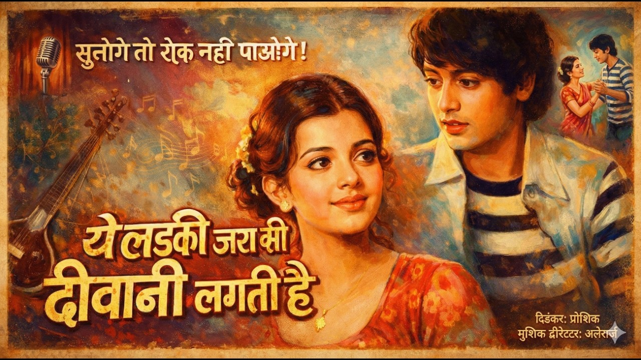 ये लड़की ज़रा सी दीवानी लगती है | Classic Bollywood Romantic Song | Vintage Love Melody
