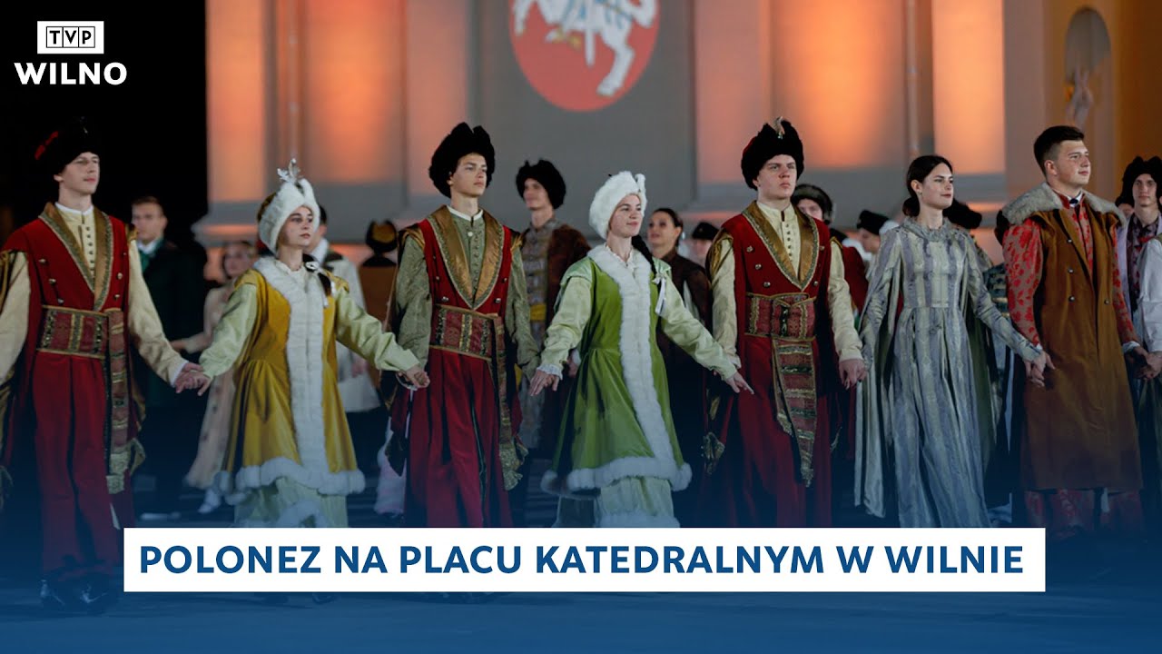 Polonez na placu Katedralnym w Wilnie | Poloneza czas zacząć 2023