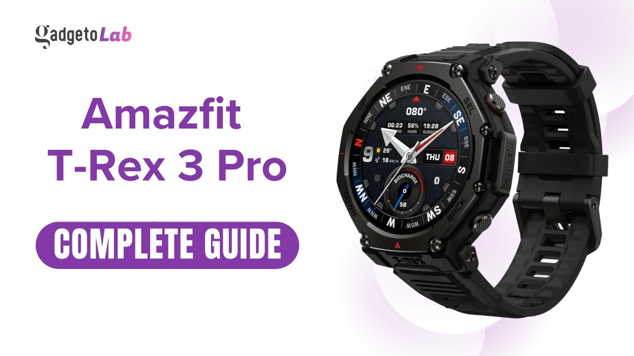 Amazfit T-Rex 3 Pro | Features & Setup | Complete Buying & User Guide