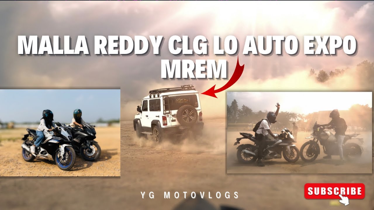 Колледж Малла Редди MREM Auto Expo | #telugumotovlogs #autoexpo2025 #telugumemes #vlog #teluguvlogs
