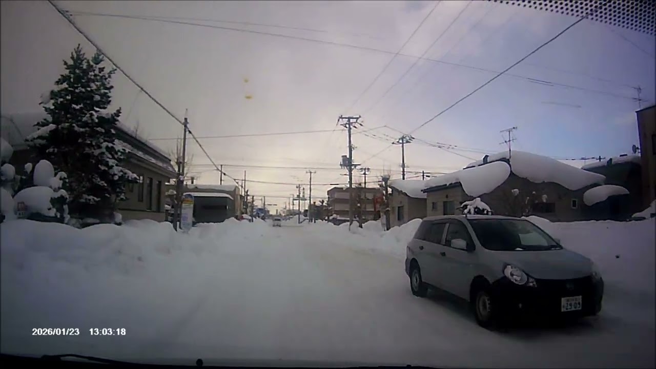 ドラレコ寿命（最後の録画映像・26.1.23）