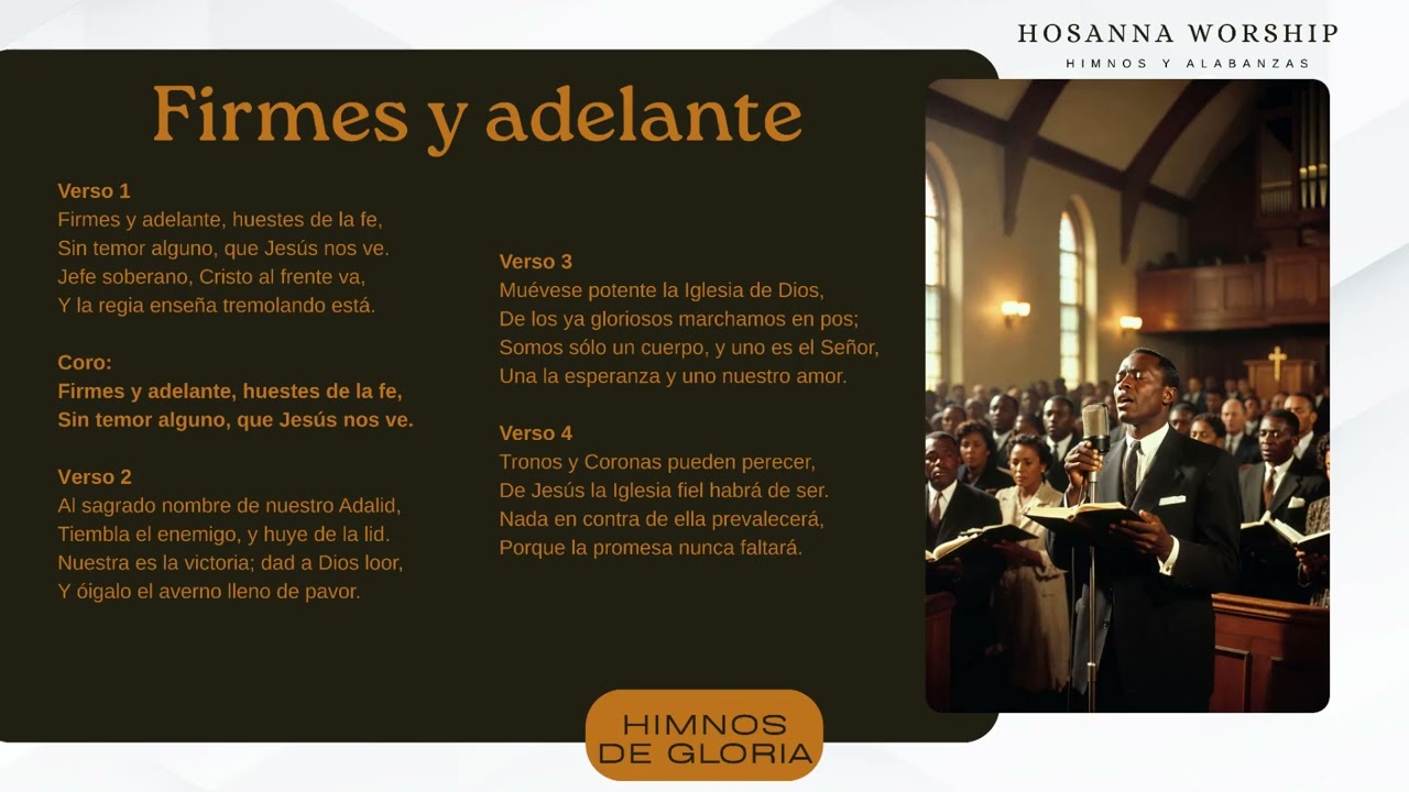 FIRMES Y ADELANTE | GOSPEL 1940 | Himnos de gloria
