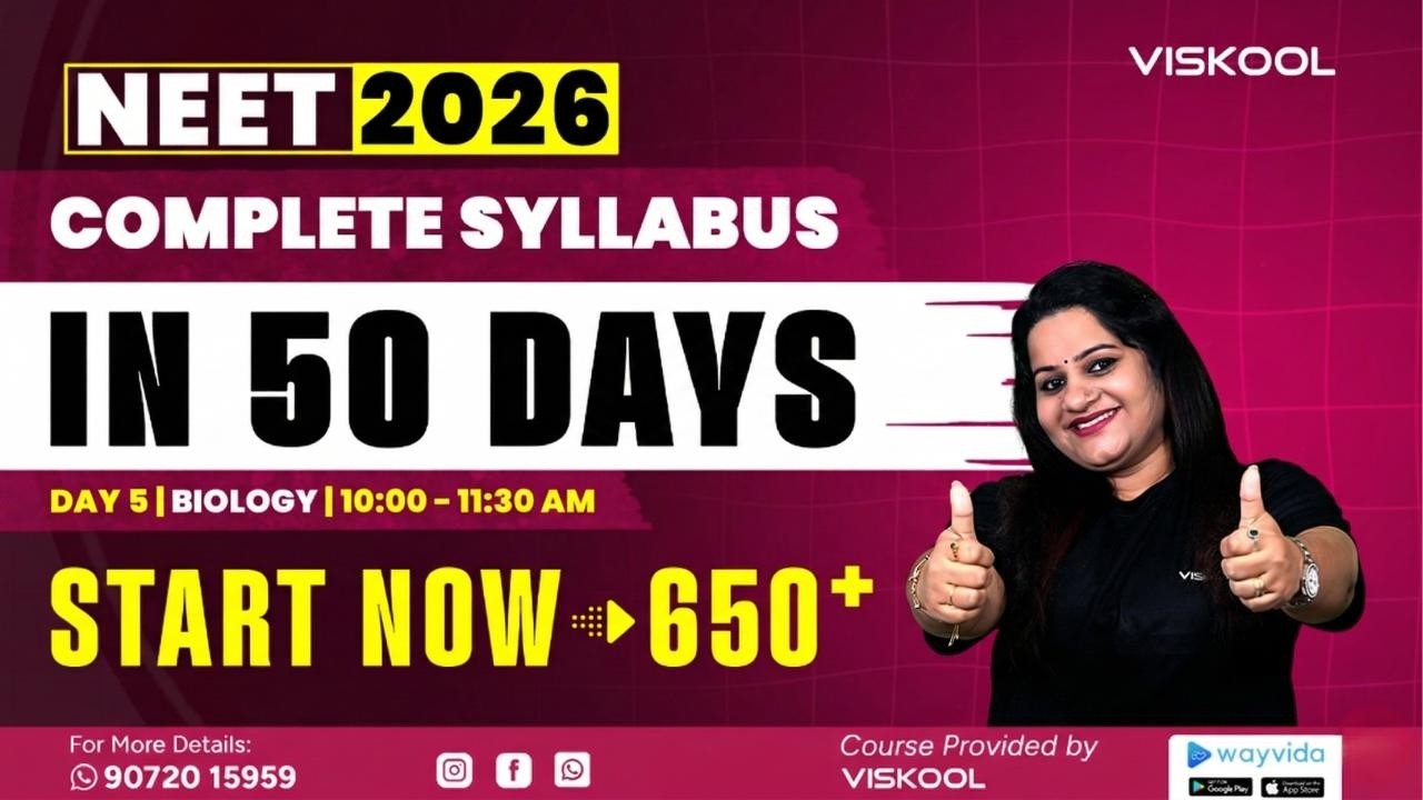 BC part 2 + Plant Kingdom | Day 5 - 50 Day NEET Crash Course | Biology NEET 2026