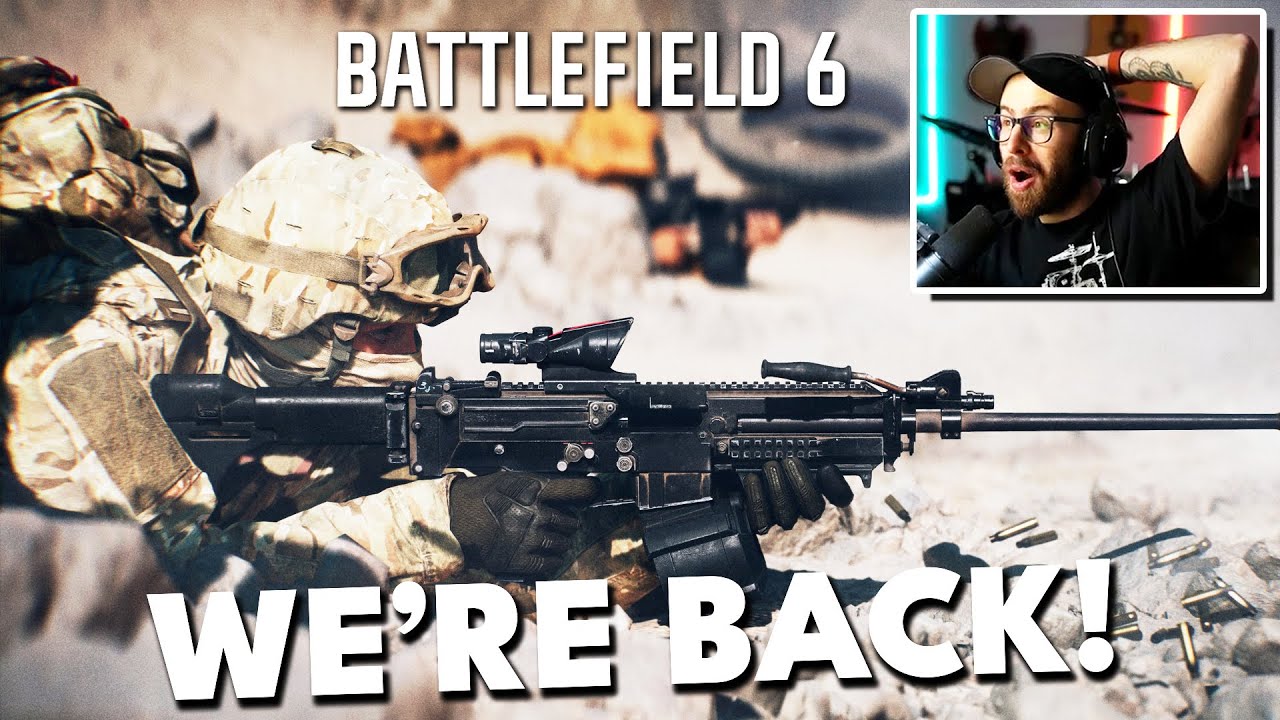 РЕАКЦИЯ на анонс многопользовательского режима Battlefield 6!