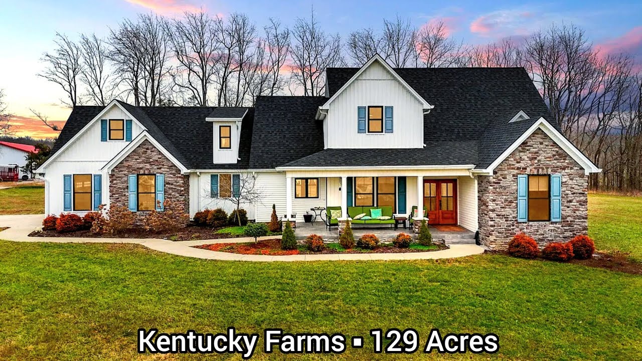 Фермы в Кентукки на продажу | 129 акров | Земля в Кентукки на продажу | Возможно строительство ба...
