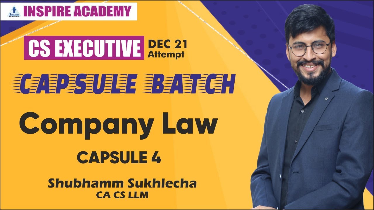 Company Law Revision || Quick Revision of Chapter 2 (Share Capital) || Part B || Shubhamm Sir