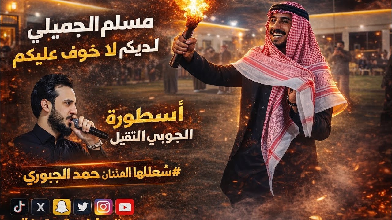 جوبي شباب قبيلة جميلة يفوتكم بحضور الفنان محمد الجبوري #الثكيل_على_اصوله اخوكم مسلم الجميلي #مشاهدة