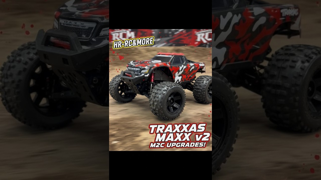 New M2C Parts on the Traxxas Maxx V2[getting all ready]