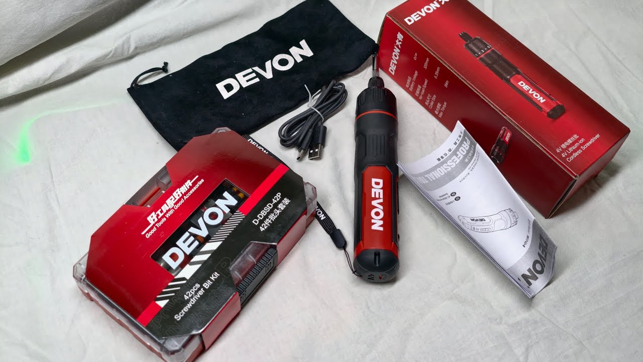 Новая Отвёртка Devon 5617 + Набор из  42 бит.