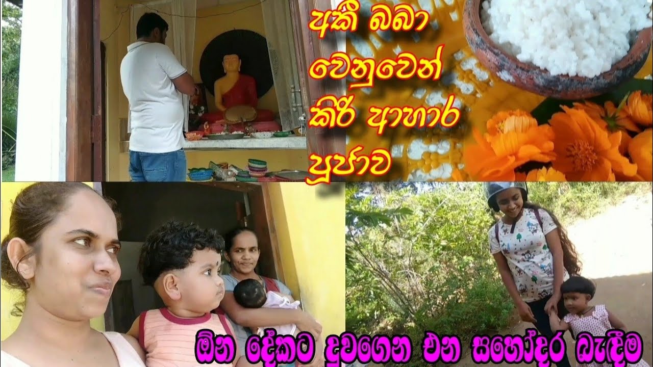 අකී බබාගේ අප්පච්චිට ගමේ ගිහින් කරන්න වුණු වැඩ 