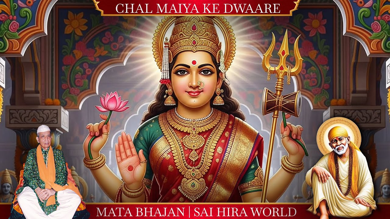 Chal Maiya Ke Dwaare karaoke | Mata Bhajan | Sai Hira World | Volume 6 - 23