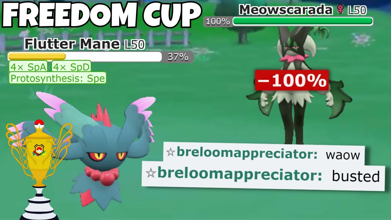 FLUTTER MANE Is BUSTED In Freedom Cup (Pokemon Showdown)