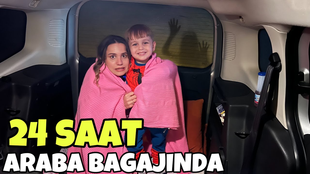24 SAAT ARABADA KALDIK | ARABANIN ARKASINI YATAK YAPTIK
