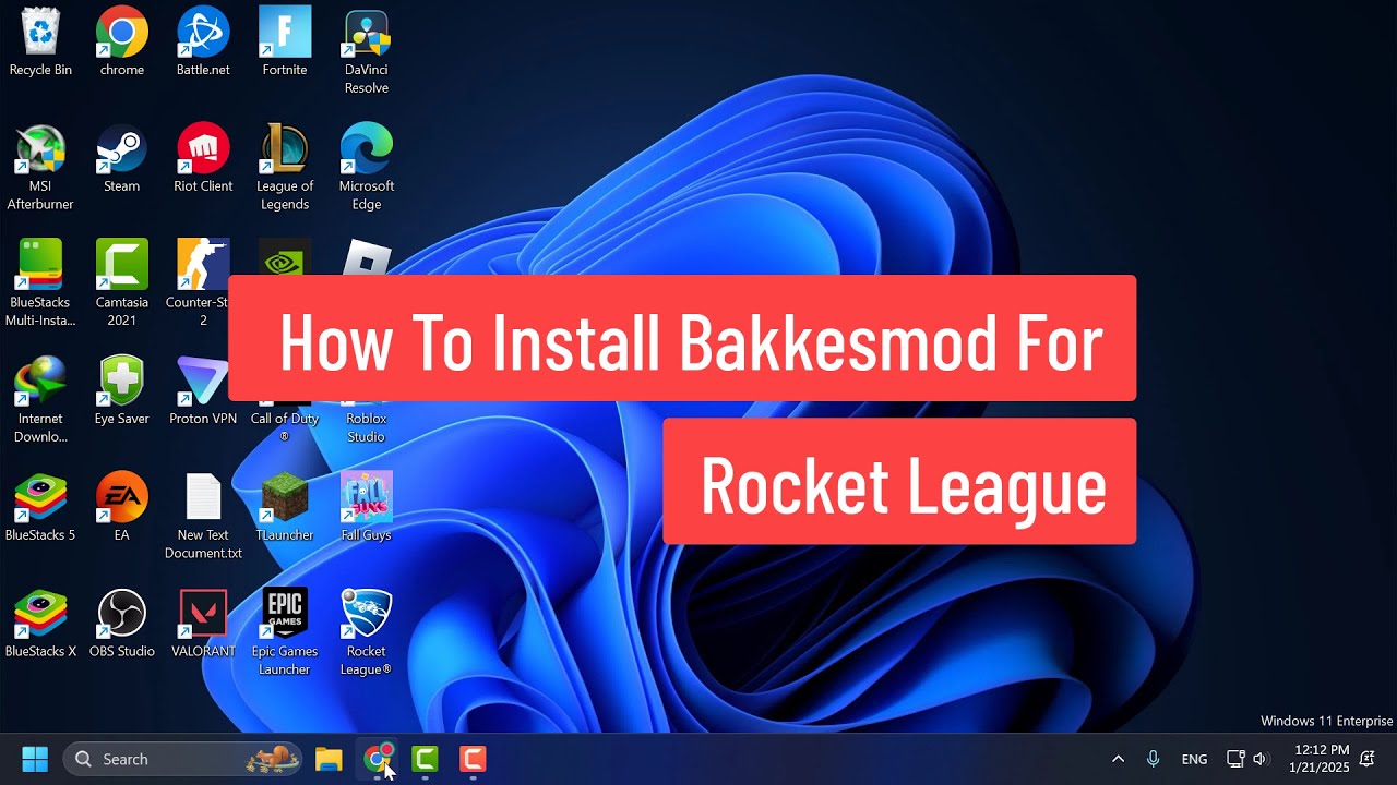 Как установить Bakkesmod для Rocket League Epic Games (2025)