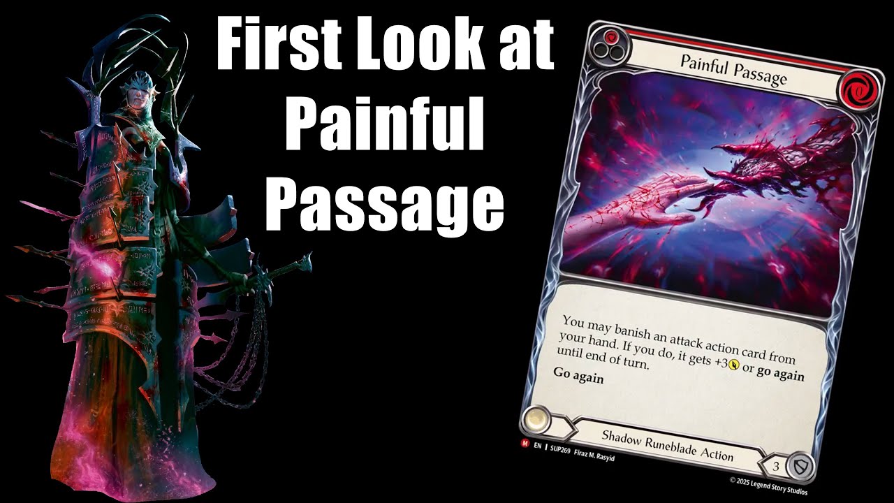 Will Painful Passage Unlock Aggro Vynnset? First Look at Painful Passage from Super Slam | fabtcg