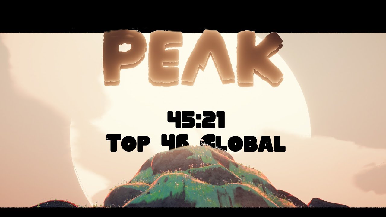 PEAK (Full mountain climb) SPEEDRUN time 