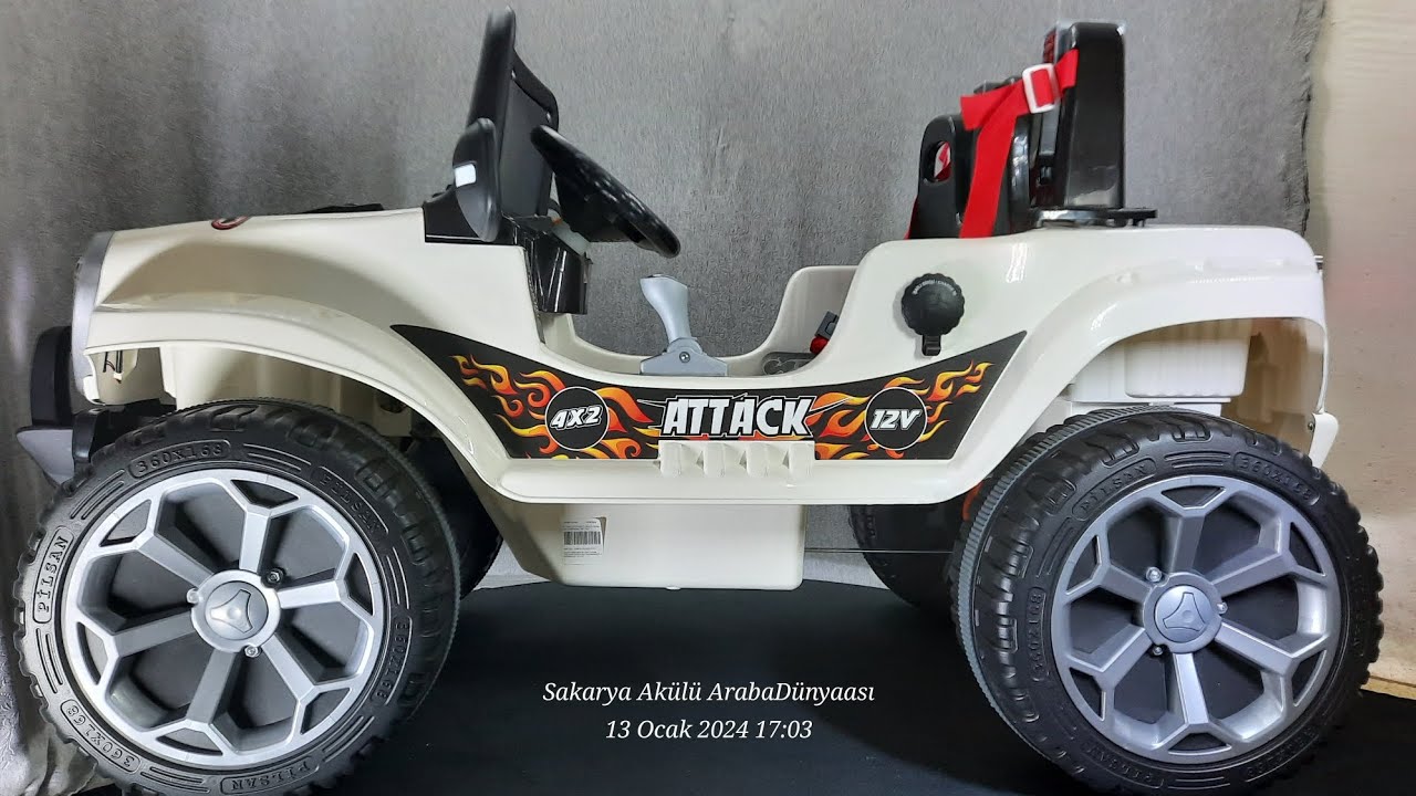 [095] Pilsan Attack Kurulum ve Kutu Açılışı 12 Volt Kumandalı Çift Kişilik Akülü Araba