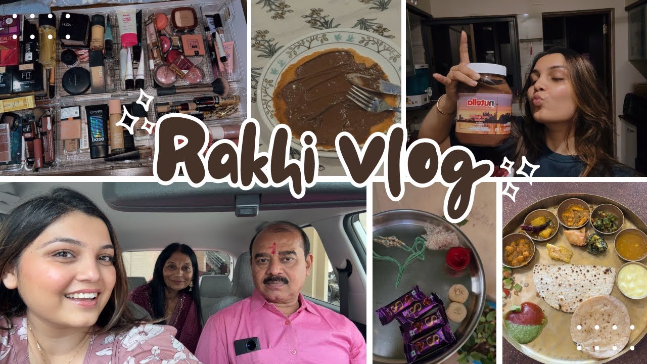 Long Weekend + Rakhi Vlog 🍫 Nutella Pancakes, Makeup Organizing & Family Fun!