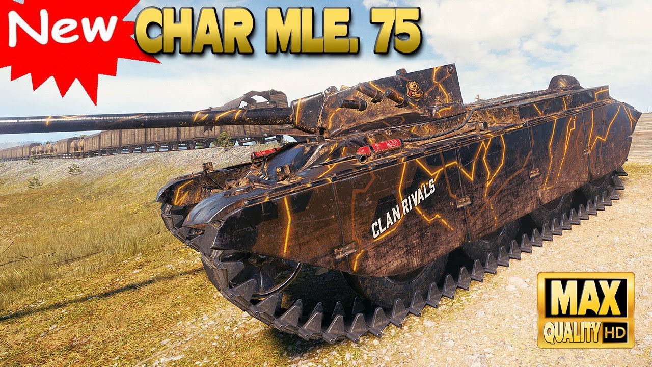 Чар Мле. 75: Первый премиум лёгкий танк 9 уровня - World of Tanks